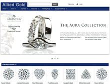 Tablet Screenshot of alliedgoldltd.com